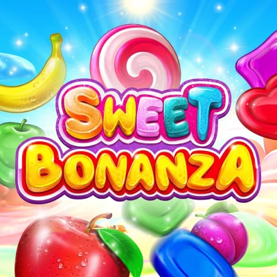 Sweet Bonanza online slot game tile available at bet365 Canada